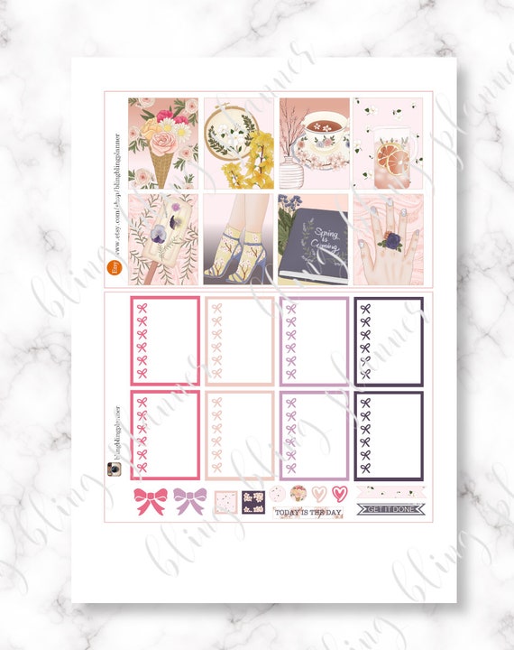 Free Printable Women's Planner + Stickers – So Colorful! - Printables and  Inspirations