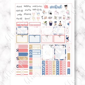 SWEET HOME Planner STICKERS, Printable Sticker Kit, Stay at Home ...