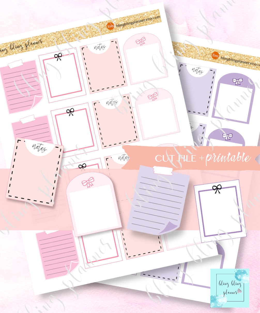 FULL BOX PLANNER Stickers, Erin Condren Printable Full Box Stickers ...
