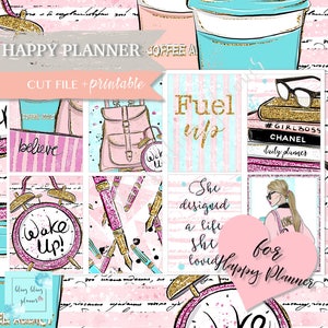 GIRL Boss HAPPY PLANNER Sticker, Happy Planner Printable, Planner Girl ...