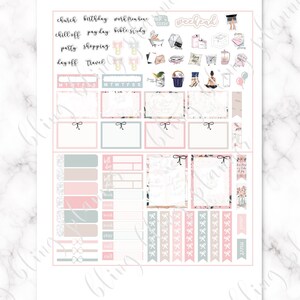 PRAY PRINTABLE PLANNER Stickers, Faith Planner kit, Christian planner stickers, Bible study printable kit, christian erin condren weekly kit image 5