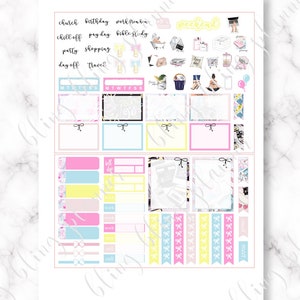 90s PRINTABLE PLANNER STICKERS, Retro Printable Planner Stickers ...