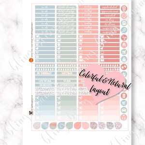 DISNEY PRINTABLE PLANNER Stickers, carousel horse planner stickers, magical planner sticker, amusement park sticker kit, ec printble sticker image 3