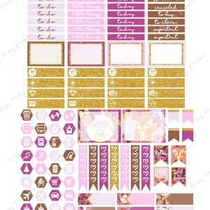 FOX PLANNER Happy Planner STICKERS, Happy Planner Fall Printable ...