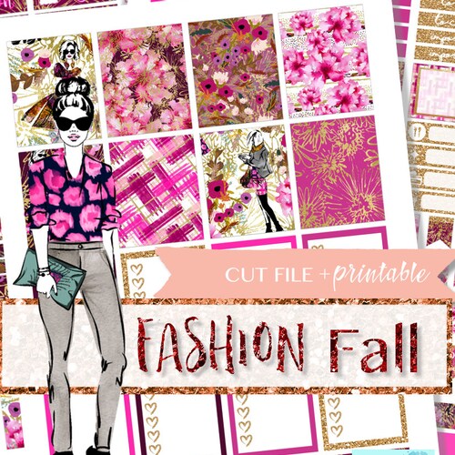 FOX PLANNER STICKERS Fall Printable Weekly Kit Autumn - Etsy