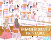 HOBONICHI PRINTABLE KIT, hobonichi weeks stickers, best friend hobonichi kit, printable hobonichi weeks stickers, digital sticker, goodnotes