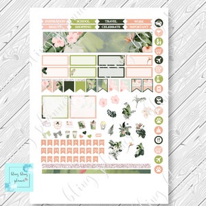 AUGUST MONTHLY KIT Printable, August Monthly Printable, Monthly Planner ...