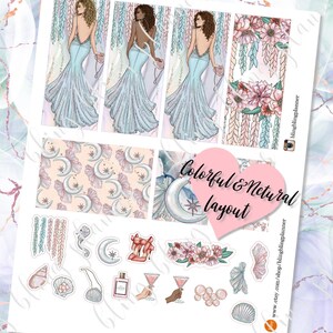 MERMAID HAPPY PLANNER Printable, Happy Planner Stickers Kits, Stickers ...