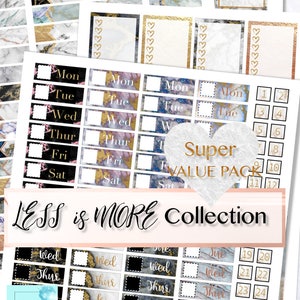 DATE COVERS PRINTABLE, Half Box Planner Sticker, Fall Functional Bundle, Quarter box Printable, Full Box, Functional printable stickers, diy