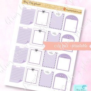 FULL BOX PLANNER Stickers, Erin Condren Printable Full Box Stickers ...