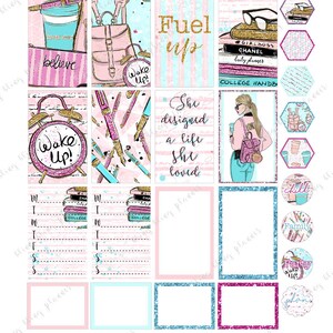 GIRL Boss HAPPY PLANNER Sticker, Happy Planner Printable, Planner Girl ...