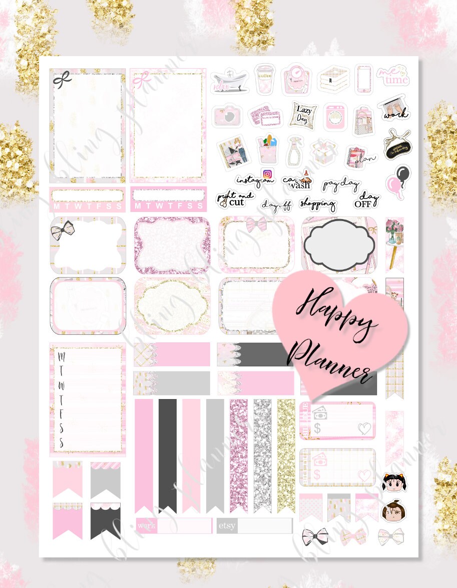 MOM LIFE PRINTABLE Happy Planner Stickers Happy planner Kit | Etsy