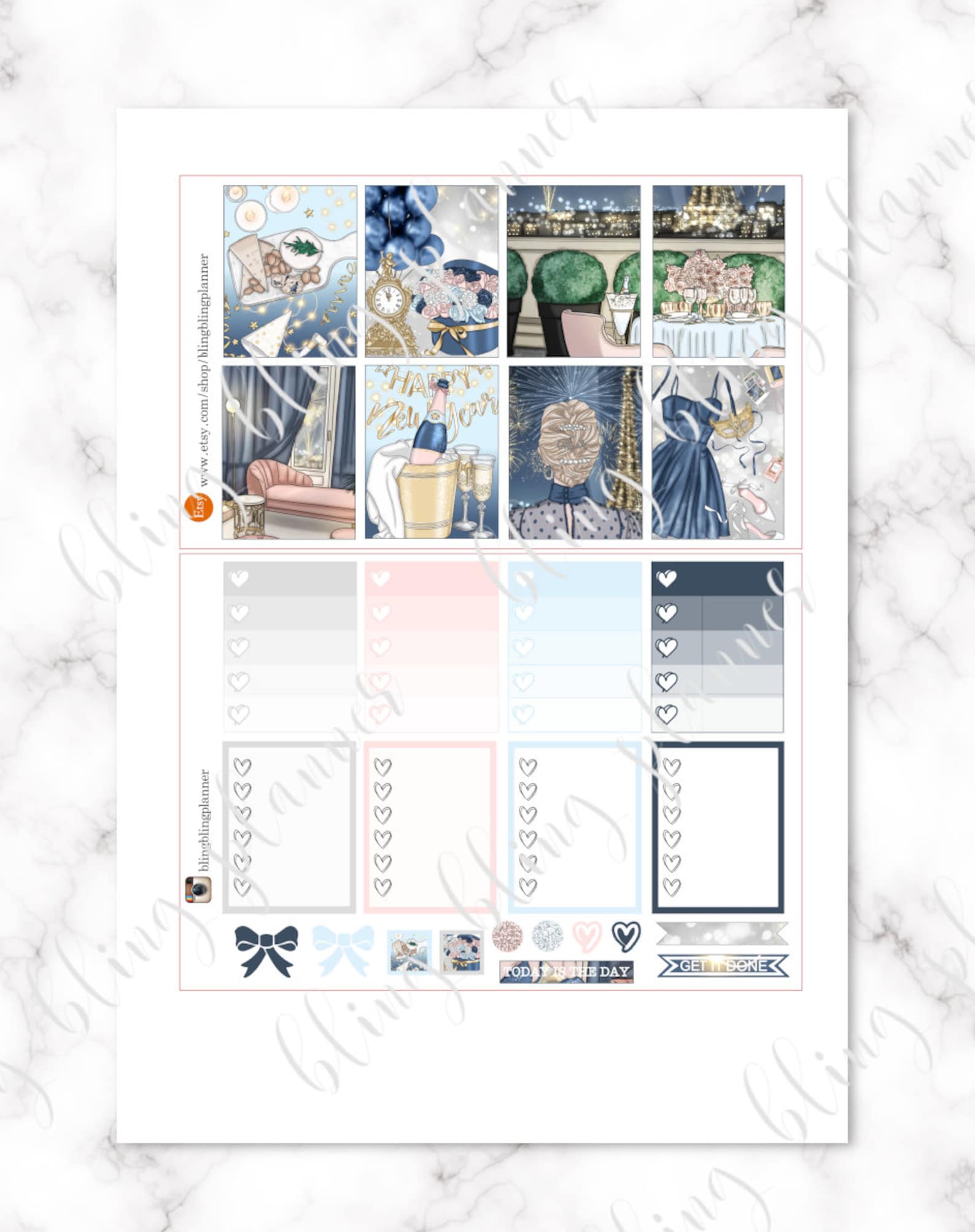 Customizable Planner Stickers