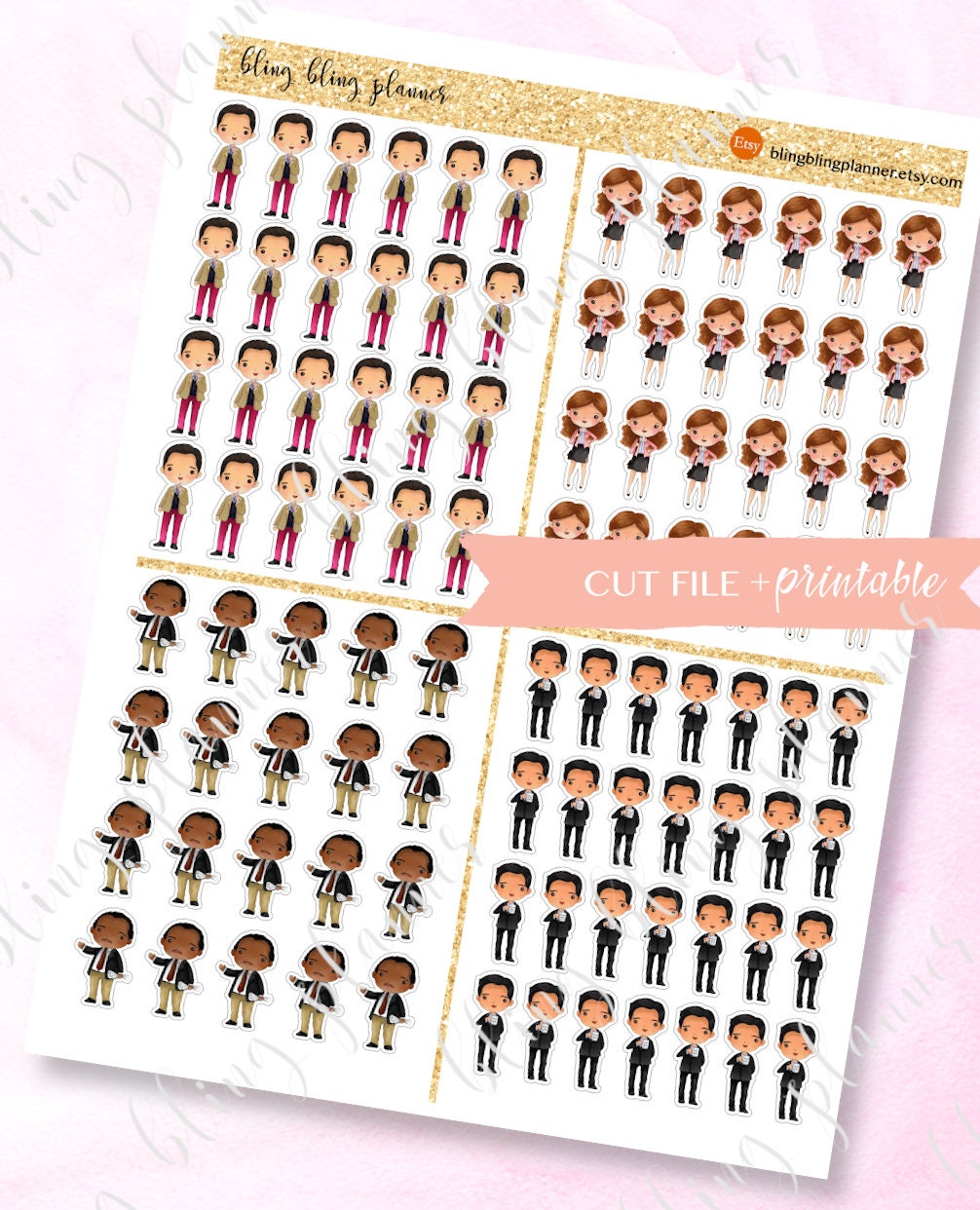 THE OFFICE STICKERS Printable the Office Stickers Printable - Etsy