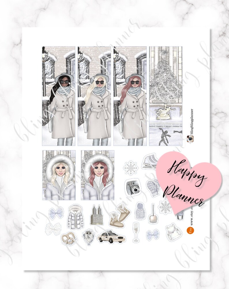 PRINTABLE NEW YEAR Happy Planner Sticker 2020 Happy Planner - Etsy