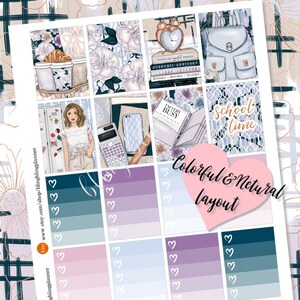 BACK TO SCHOOL Planner Kit, Back to College Planner Stickers, September ...