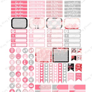 PARIS PLANNER KIT, Romantic Travel Planner Sticker, Summer Vacation ...