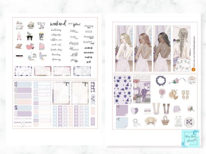 PRINTABLE PLANNER Sticker, Home Printable Stickers, Erin Condren Weekly ...