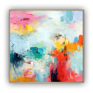 Abstract Painting Original,Large Abstract Painting,Thick Colorful Oil,Extra Wall Oil Painting,Original Abstract,Home Decor,Wall Art Abstract