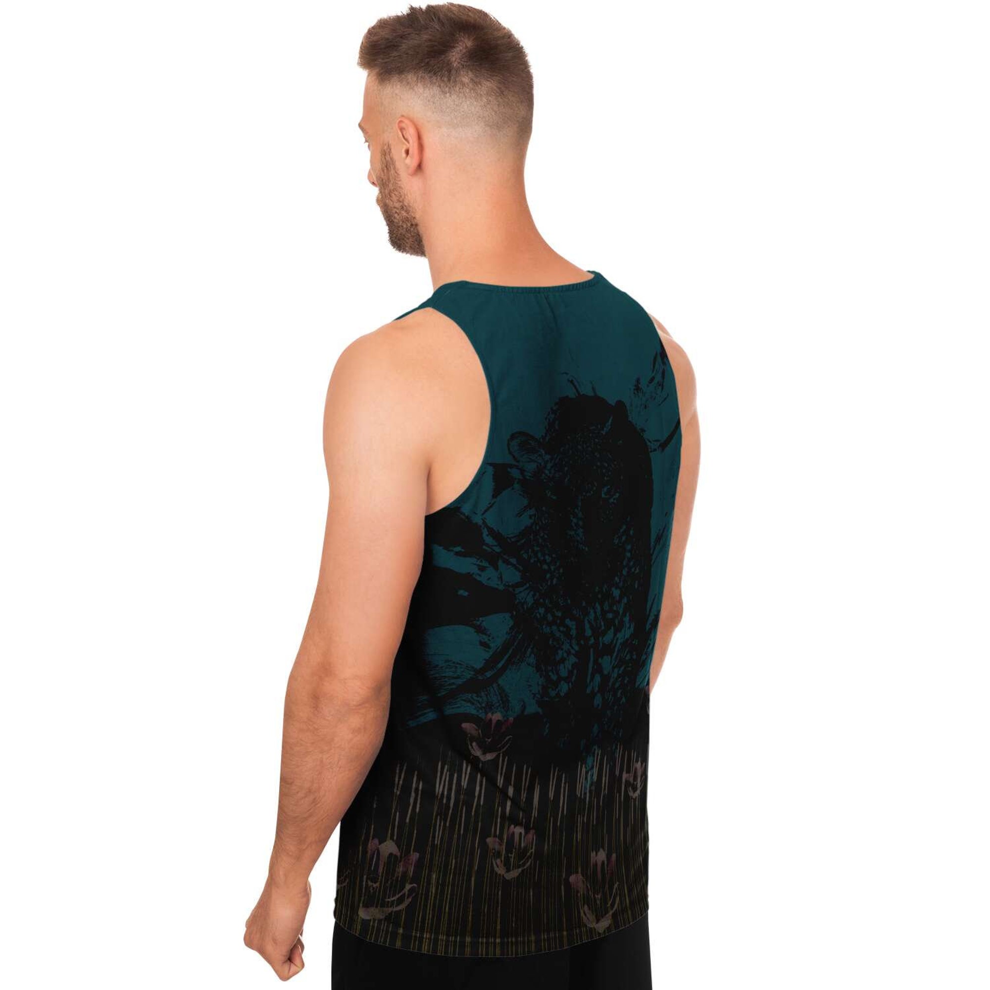 Abstract Leopard Forest 3D Tank Top