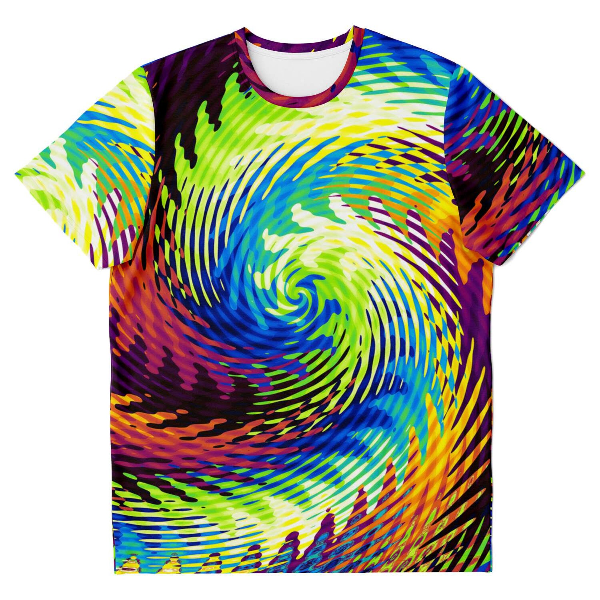 Discover Cool Vibes Paint Splash Abstract Summer Beach Waves Psychedelic 3D T Shirt