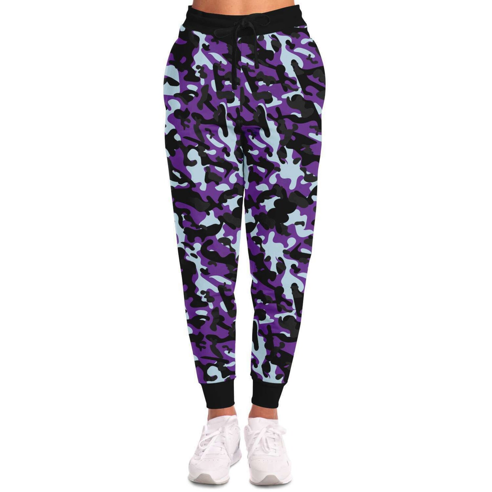 Purple Camouflage Unisex Fleece Joggers | Etsy