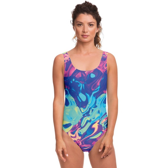 Iridescent one piece best sale swimsuit