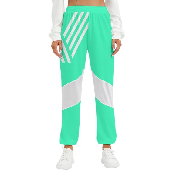 Mint green shop track pants