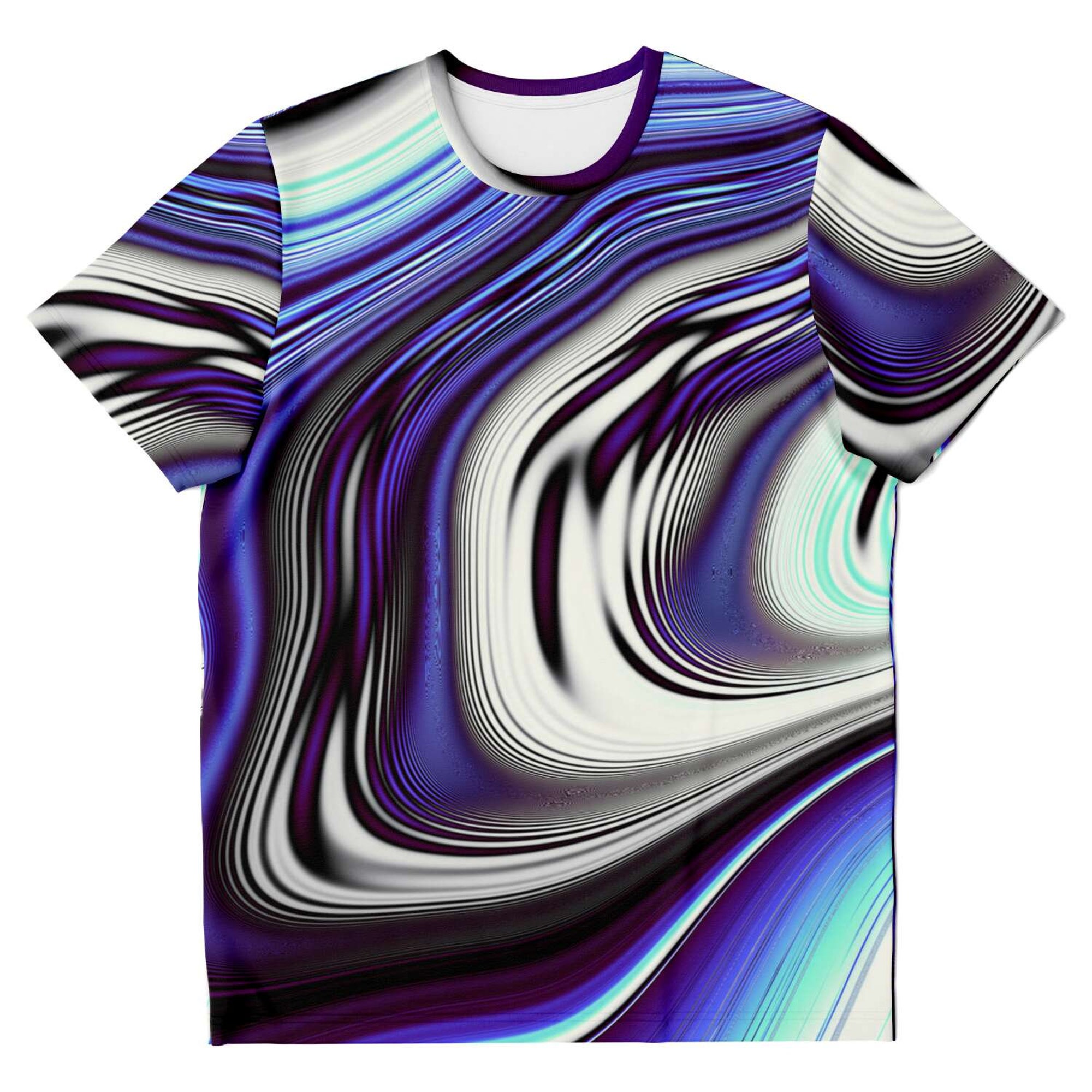 Discover Liquid Abyss Abstract Art Psychedelic Galactic 3D T Shirt
