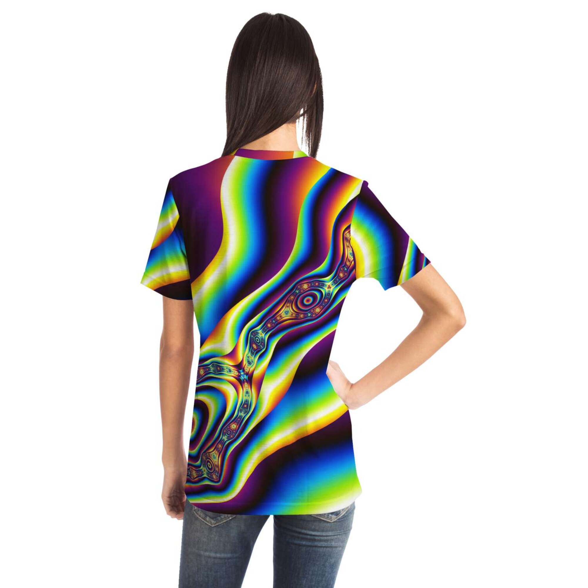Psychedelic Fractals Dmt Lsd Abstract Cells 3D T Shirt