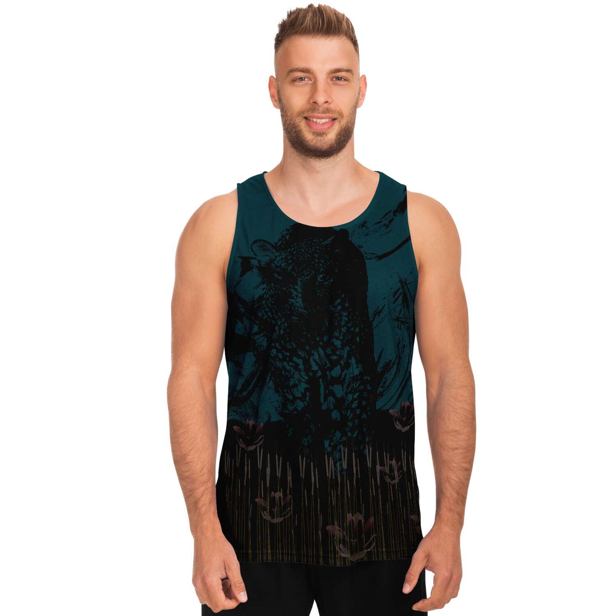 Discover Abstract Leopard Forest 3D Tank Top