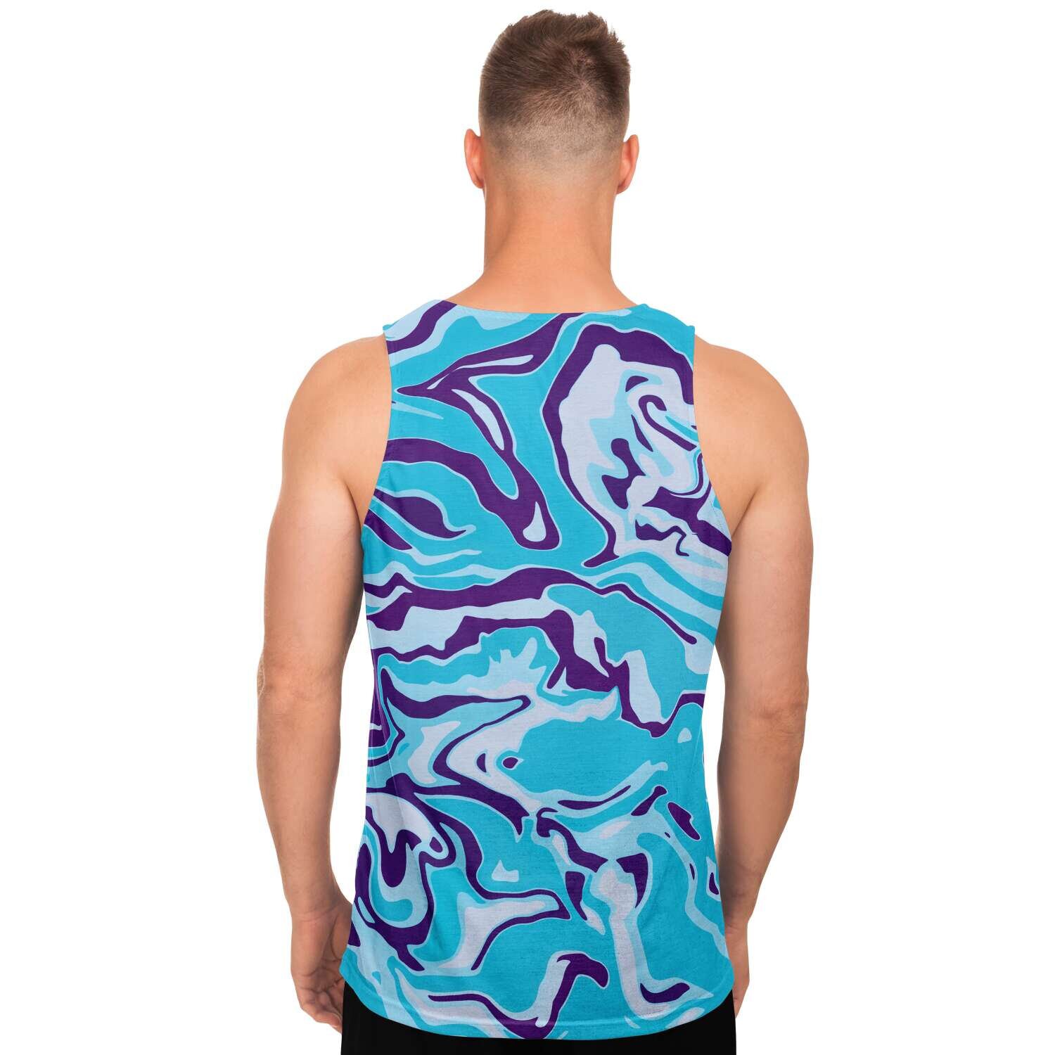 purple leopard print tank top