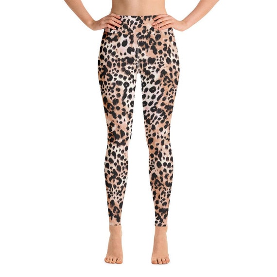 Cheetah Animal Print Yoga Leggings -  Canada