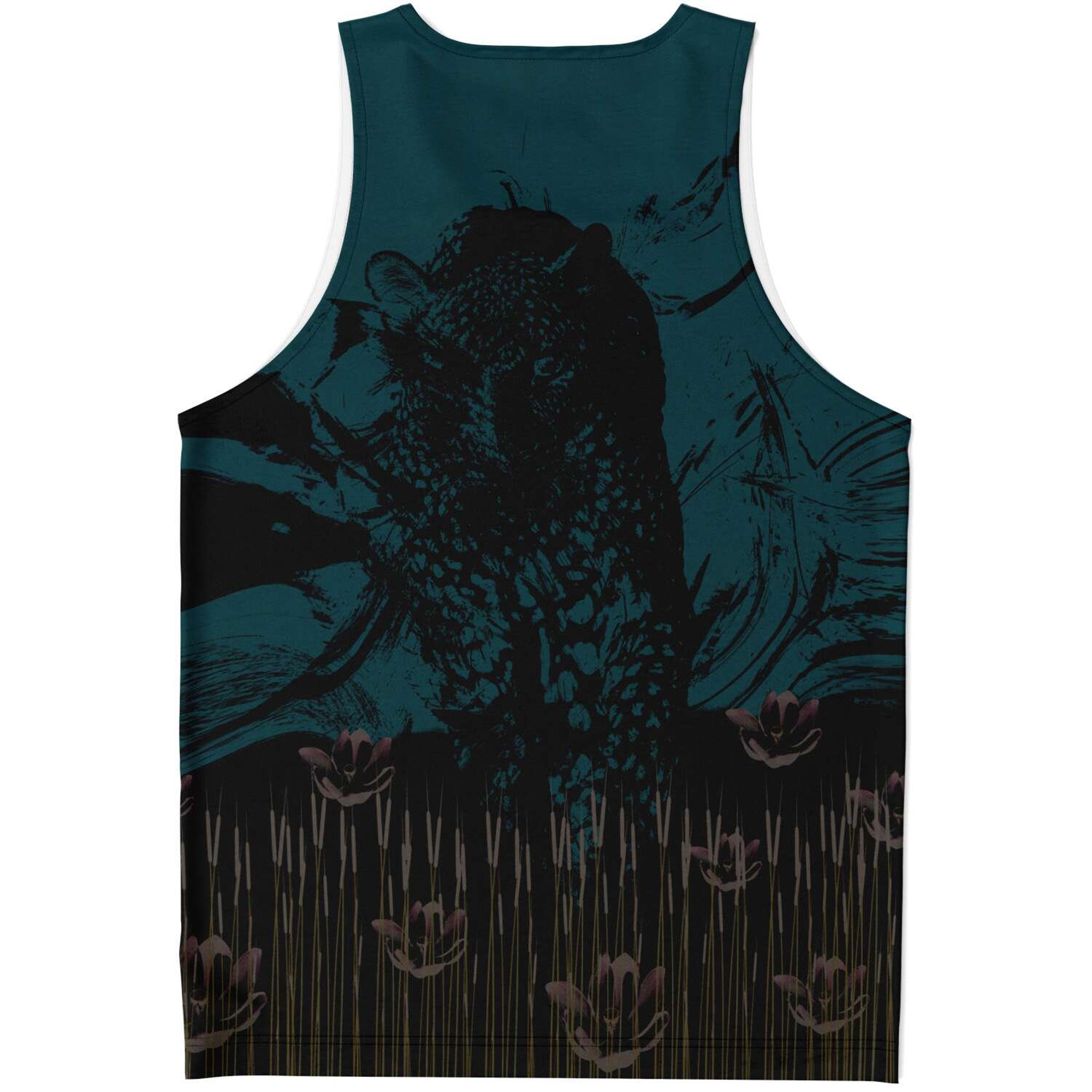 Abstract Leopard Forest 3D Tank Top