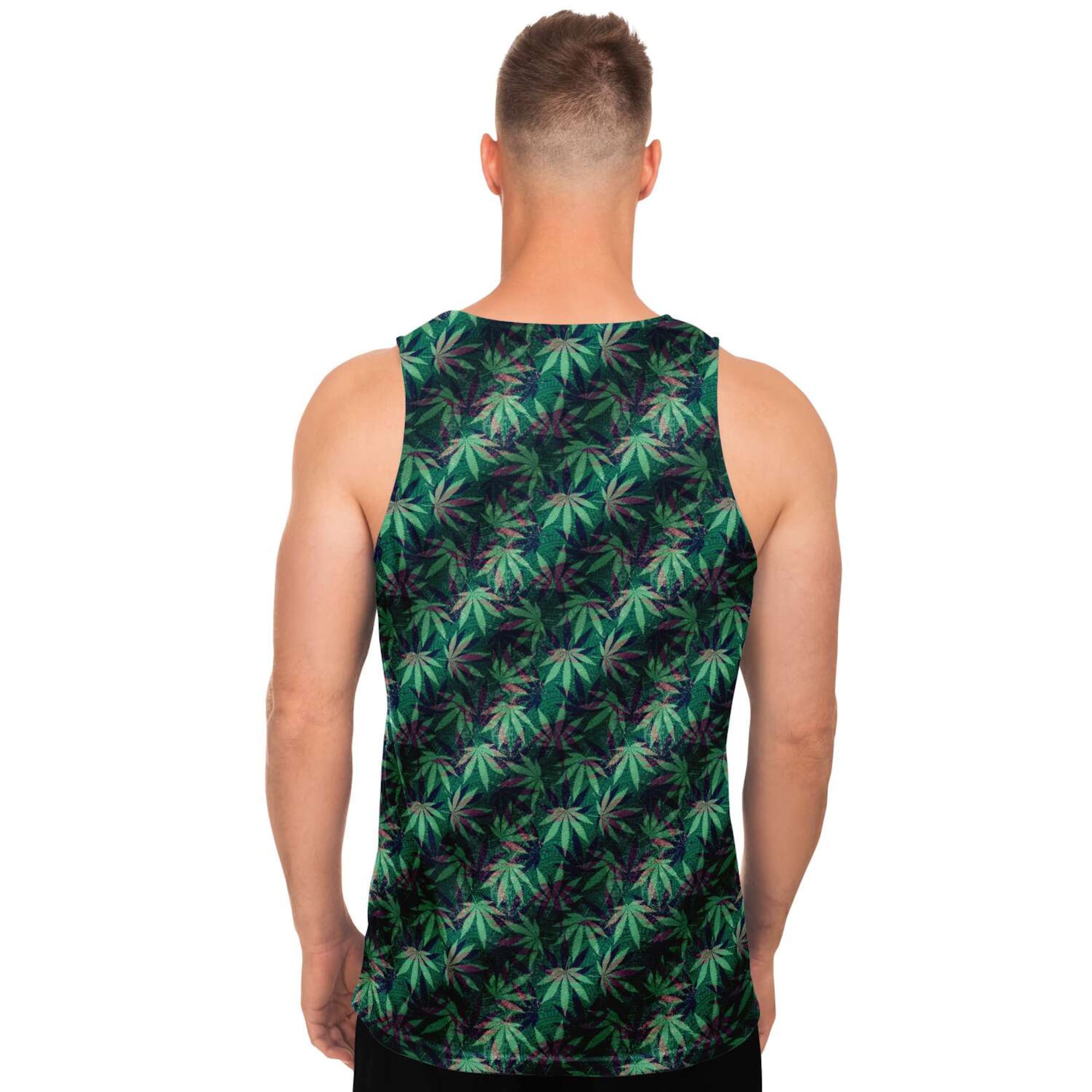 Purple Haze Hemp Weed Marijuana Cannabis 3D Tank Top