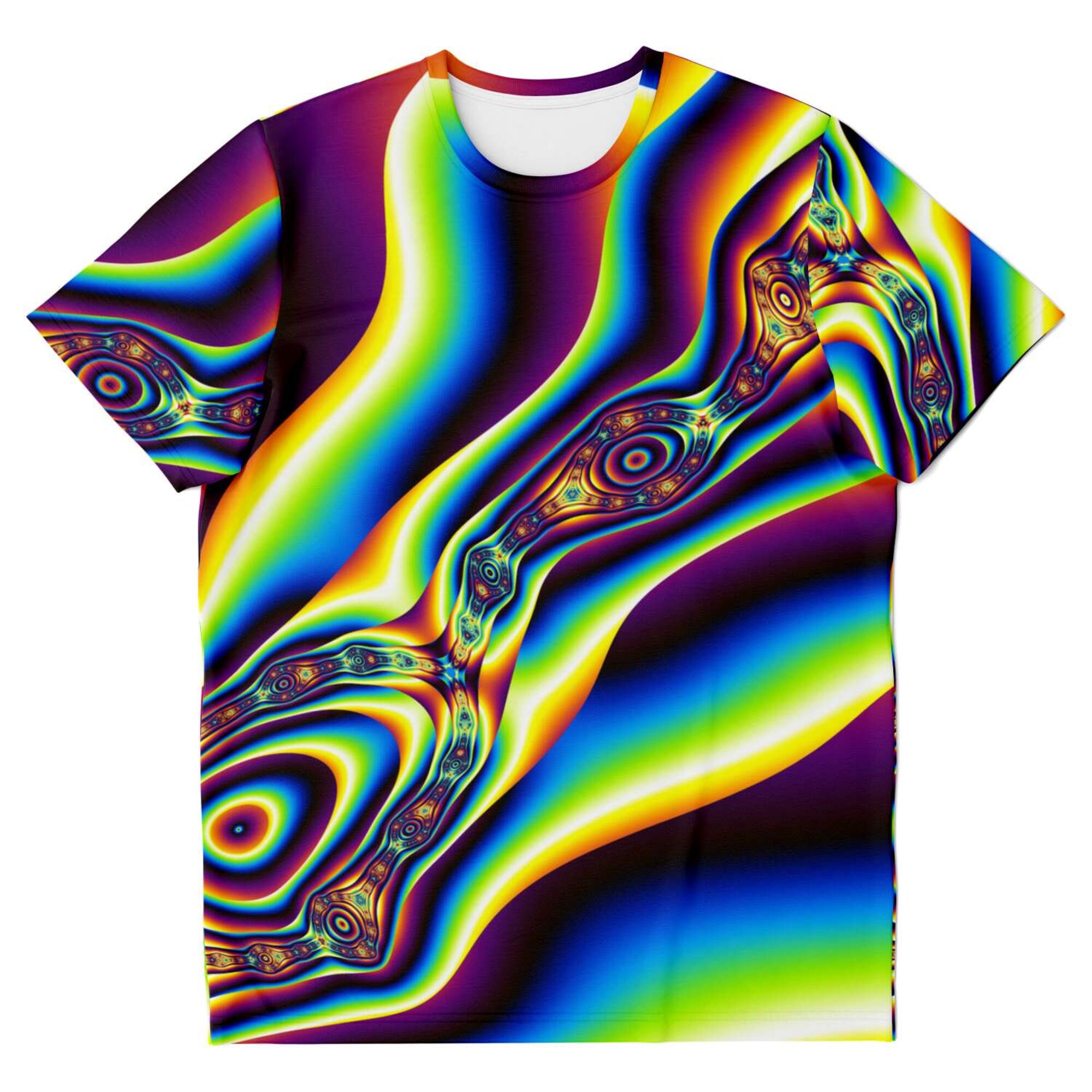 Psychedelic Fractals Dmt Lsd Abstract Cells 3D T Shirt