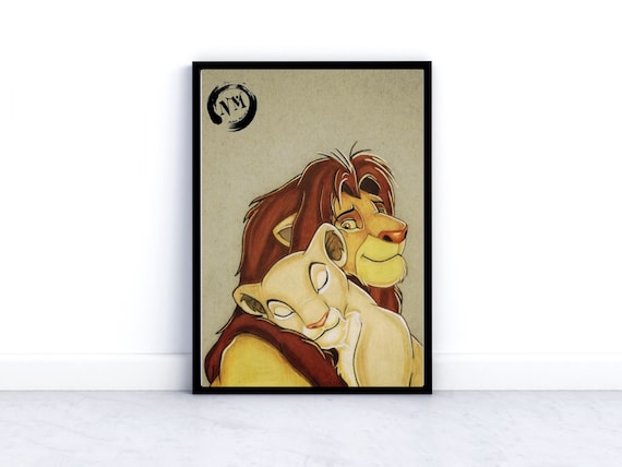 The Lion King A4 Framed Poster Print