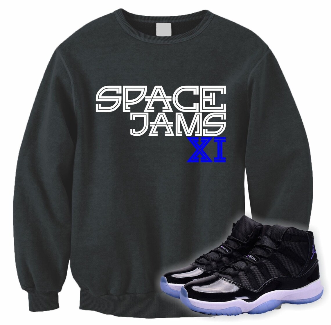 jordan 11 space jam shirt