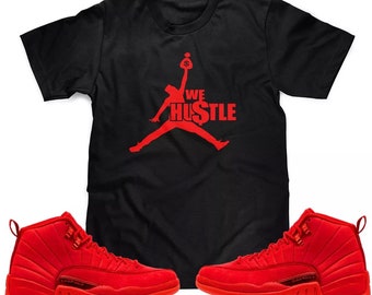 jordan 12 red outfit