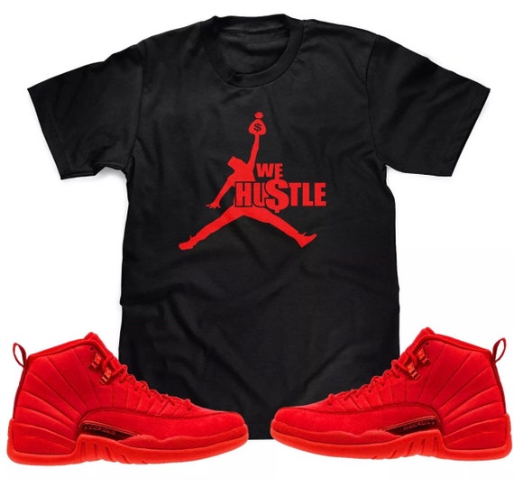 red air jordan sweatshirt