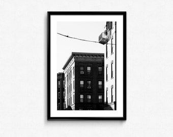 Hoboken / New York / USA / gebouwen / New Jersey / decoratie / Foto Frame / beeldende kunst