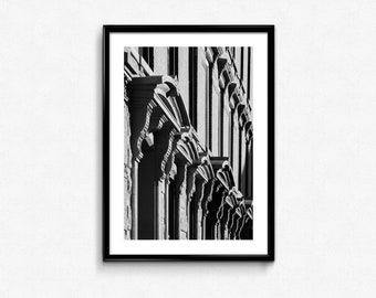 Brooklyn Street / New York / USA / gebouwen / Brooklyn / decoratie / Foto Frame / beeldende kunst
