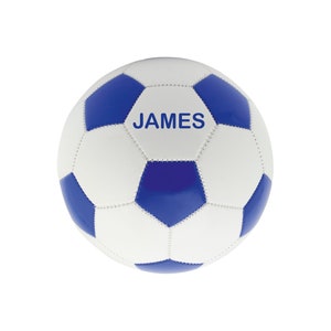 Personalised Football, Bespoke Print, Black, Red, Blue and White Footballs available Size 5
