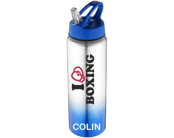 Personalized Boxing Gradient Water bottle