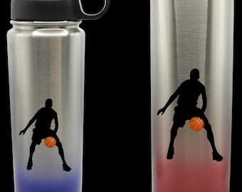 Boxing Insulated Water Bottles, Personalised Gradient stainless steel bottles, insulated, double walled