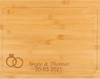 Personalised Chopping Board - Engraved Wedding gift