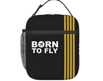 Airline/Aircraft themed Thermal Lunch Bag (Personalised), cabin crew, pilot, gift