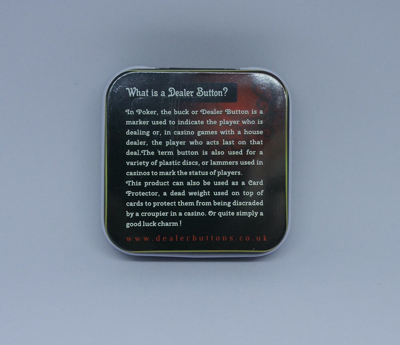 Personalisation Optional Poker Card Guard Limited Edition Dealer Button Poker Night Deal With It