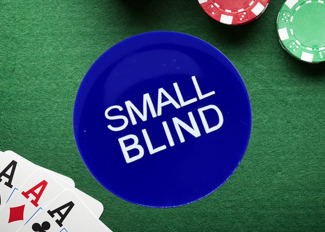 Poker Accessories SMALL BLIND Poker, Casino Grade Button blue Etsy