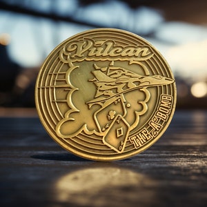 Vulcan - (Personnalisation en option) Édition limitée - Bouton Poker Dealer, Poker Card Guard